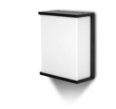 APPLIQUE E27 BOX CUBE 1843 DETECT 20W IP54 IK06 200X250 ANTHRAC - 1843E27DETA