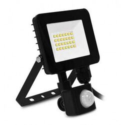 PROJECTEUR LED 10W 3000K 800LM D&Eacute;TECTEUR IR + CR&Eacute;PUSCULAIRE IP65 IK06 - 100075
