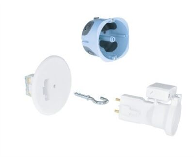 KIT POINT DE CENTRE &Eacute;TANCHE AIR'METIC �67/68 4+4 ENTR&Eacute;ES DOUILLE E27 - 53062
