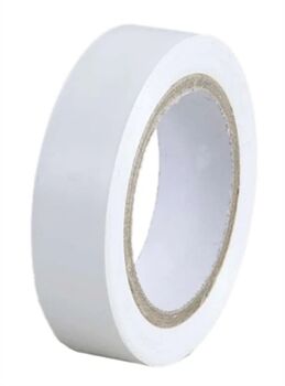 LOT DE 10 RUBANS ADH&Eacute;SIFS ISOLANT BLANC 10M x 15mm - 72006