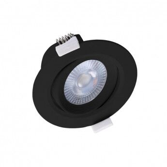 SPOT LED ORIENTABLE 10W 3000K 800LM IP40 IK08 38� Classe II NOIR - 7636201