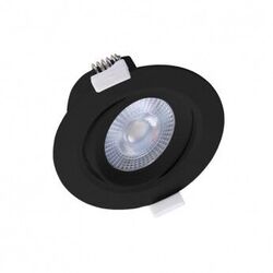SPOT LED ORIENTABLE 10W 3000K 800LM IP40 IK08 38� Classe II NOIR - 7636201