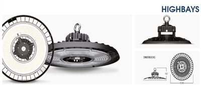 LENTILLE 120� POUR HIGHBAY CIBAY XHE 80-120W H00124 - HBCBX120OP120