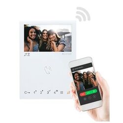 MONITEUR MINI MAINS LIBRES VIP WIFI + GATEWAY + BM - 6742W