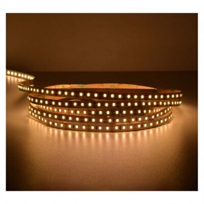 RUBAN LED 12V 5W/M 3000K 500LM / M IP20 5M - 100405