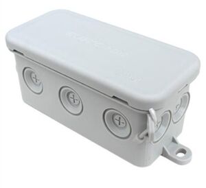 BOITE D&Eacute;RIVATION &Eacute;TANCHE MONO MATI&Egrave;RE POUR LUMINAIRES 8 ENTR&Eacute;ES IP55 - 50030