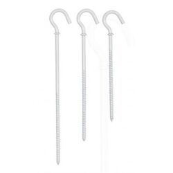 PITON FILETAGE LONG 60mm BLANC - 53054