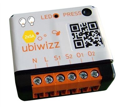 MICROMODULE 2 CANAUX 2 X 5A ENOCEAN - UBID1507C