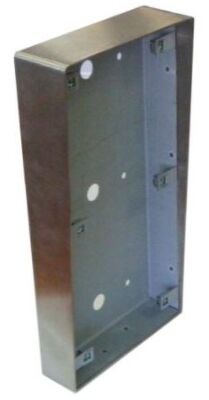 BO&Icirc;TIER SAILLIE POUR PLATINE ROZOH AUDIO 1 BOUTON FINITION INOX - R801-0011