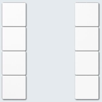 MODULE DE TOUCHE 4 VOIES COMPLET LS 990 BLANC 14.0504.16 - LS504TSAWW