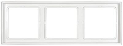 CADRE 3 MODULES ENTRE-AXE 71mm LS990 BLANC - LS983WW