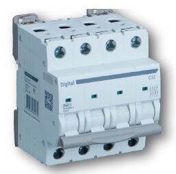 DISJONCTEUR TETRAPOLAIRE 4 x 63A 6KA COURBE C 4 MODULES - 02060