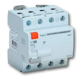 BLOC DIFF&Eacute;RENTIEL T&Eacute;TRAPOLAIRE 4 x 63A / 300 mA 3P+N TYPE AC - 03574