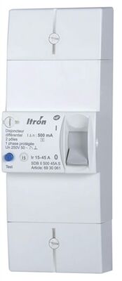 DISJONCTEUR ABONNE 2X15 /45A 500 mA INSTANTANE - 03612