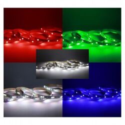 RUBAN LED 24V 9W/M RGB+BLANC 6500K IP20 5M - 100425