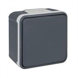 INTERRUPTEUR VA ET VIENT OXXO 10A SAILLIE GRIS IP55 - 60800