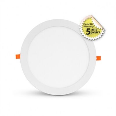 DOWNLIGHT LED SLIMY II 24W 4000K 2200LM IP20 IK08 160� Classe II BLANC - 100084