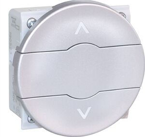 COMMANDE VR DBLE POUSSOIR 6A MONTEE / DESCENTE SILVER COMETE - 61324