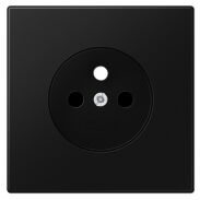 ENJOLIVEUR POUR PRISE 2P+T POUR M&Eacute;CANISME 152LS 990 NOIR MAT - LS1521FKISWMPL-1