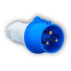 PRISE INDUSTRIELLE M&Acirc;LE 2P+T 16A 220V IP44 - 51302