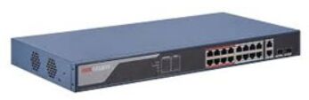 SWITCH 16 PORTS PoE SMART MANAGED l2 HIKVISION 20501905 - DS-3E1318P-EI (B)