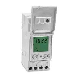 INTERRUPTEUR HORAIRE &Eacute;LECTRONIQUE 1 ZONE 16A PROG HEBDO + JOURN - 04632