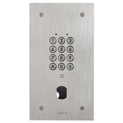 CLAVIER INOX ENC100 CODES 2 RELAIS + PERCAGE T25 (MCVE) 120191 - CIE3A - 120191