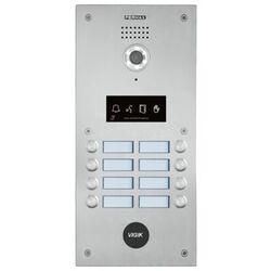 PLATINE MARINE VID&Eacute;O DIAL 8 BP 2 RANGEES INOX DUOX PLUS PMR - 5821