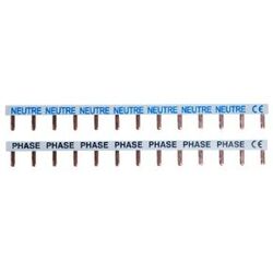 PEIGNE DE RACCORDEMENT PHASE OU NEUTRE 13 MODULES 63A - 06012