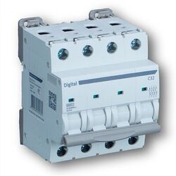 DISJONCTEUR TETRAPOLAIRE 4 x 16A 6KA COURBE C 4 MODULES - 02048
