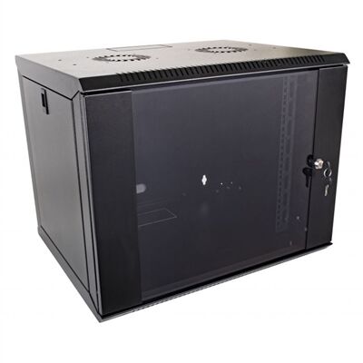 COFFRET MURAL 19P 18U PROFONDEUR. 600 ASSEMBL&Eacute; - 840 x 565 x 600 - LKOFF18UP600