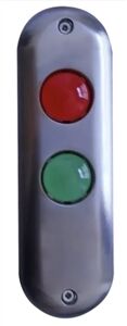 PLATINE SIGNALISATION DSI VOYANT PILOTABLE ROUGE / VERT 12/24V AC/DC - DSI100