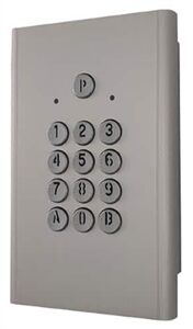 CLAVIER COD&Eacute; HAUSSMANN COMPACT ARGENT T25 1 RELAIS ENCASTR&Eacute; - 10-4400
