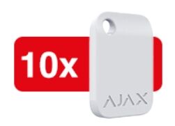 TAG SANS CONTACT DESFire� POUR KEYPADPLUS BLANC X 10 30400117 - AJ-TAGPLUS-W