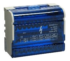 R&Eacute;PARTITEUR MODULAIRE 4 x 10 D&Eacute;PARTS 125A et 500v 5,5 MODULES - 41524