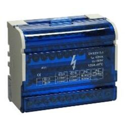 R&Eacute;PARTITEUR MODULAIRE 4 x 10 D&Eacute;PARTS 125A et 500v 5,5 MODULES - 41524