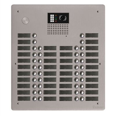 PLATINE ALU HAUT RISQUE GB2 40BP 4 RANGEES - GTV62/440