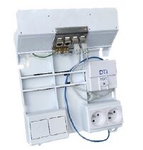 KIT DE COMMUNICATION STD PLATINE 1PC+PLAQUE+BORNIER TERRE+4 RJGD3 - 0802428R13