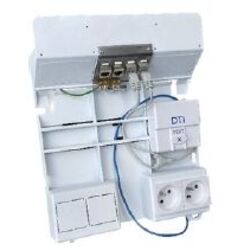 KIT DE COMMUNICATION STD PLATINE 1PC+PLAQUE+BORNIER TERRE+4 RJGD3 - 0802428R13