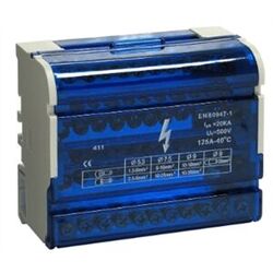 R&Eacute;PARTITEUR MODULAIRE 4 x 6 D&Eacute;PARTS 125A et 500v 3,5 MODULES - 41522
