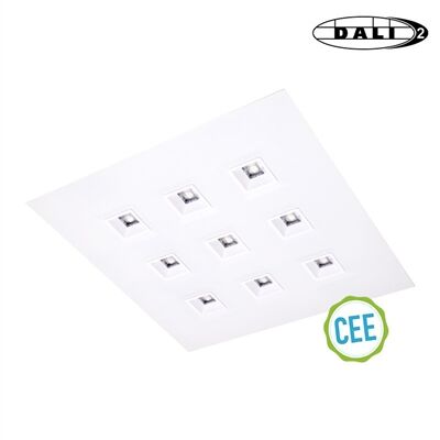 DALLE LED PLAISIO BLANC UGR16 60x60 30W 3000K-IRC80 3900lm DALI - 302626